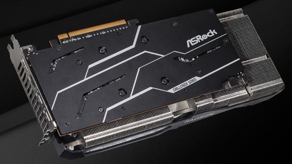 Karta graficzna ASROCK Radeon RX 6700 XT Challenger Pro 12GB - Metalowy backplate