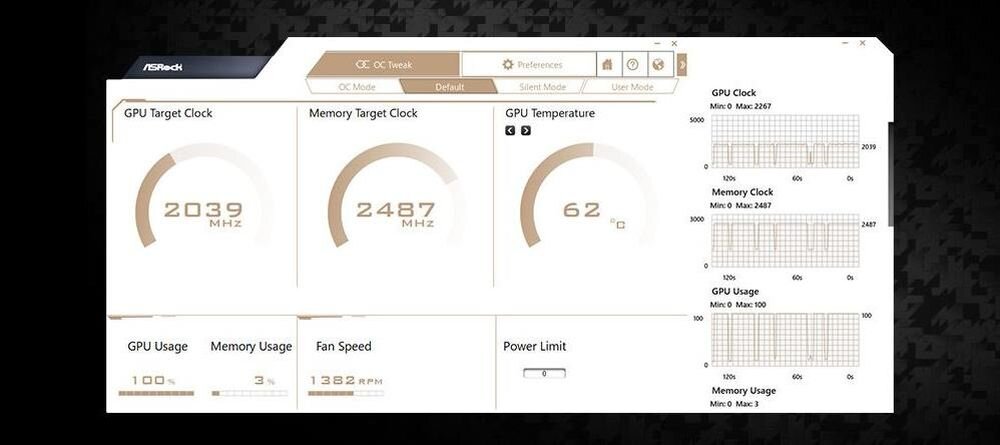 Karta graficzna ASUS TUF Gaming GeForce RTX 4070 Ti Super OC 16GB - ASRock Tweak 2.0