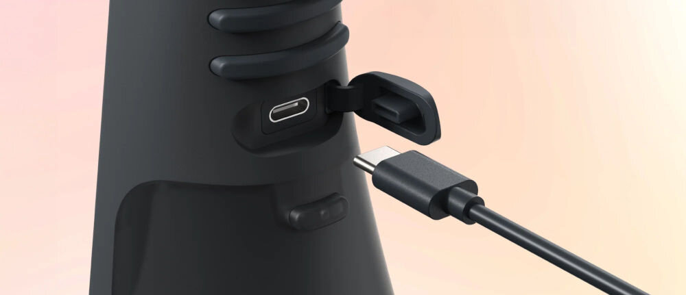 Irygator ORDO Hydro Sonic mobilność możliwość ładowania za pomocą USB-C idealny do użytku w domu jak i podróży funkcja podróżowania ergonomiczny styl komfort użytkowania wodoodporna konstrukcja IPX7 bezpieczne używanie w wilgotnym środowisku ochrona przed zalaniem uszkodzeniami