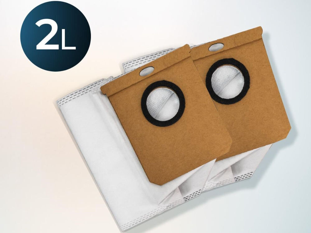 Odkurzacz CECOTEC Conga Powerbag 2000 Compact jednorazowe worki pojemność 2 litrów wygodne higieniczne opróżnianie pojemnika na kurz szybkie proste wymienianie worka ułatwienie codziennego użytkowania zwiększona skuteczność sprzątania praca z pełną mocą