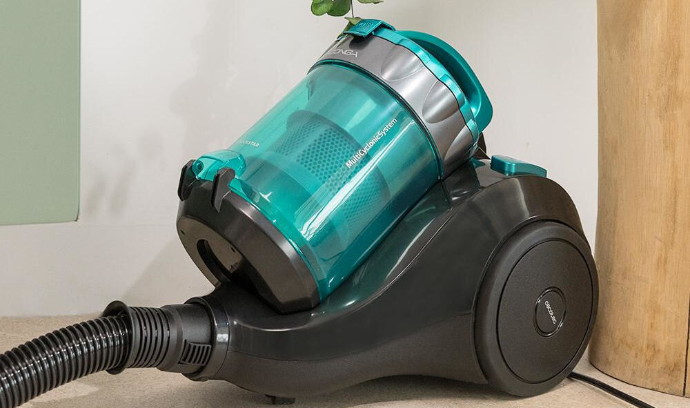 Odkurzacz CECOTEC Conga Rockstar Multicyclonic Compact system TimeCyclonic Pro nieprzerwana i silna moc ssania system cyklonowy kilka równoległych etapów szybkie dokładne sprzątanie