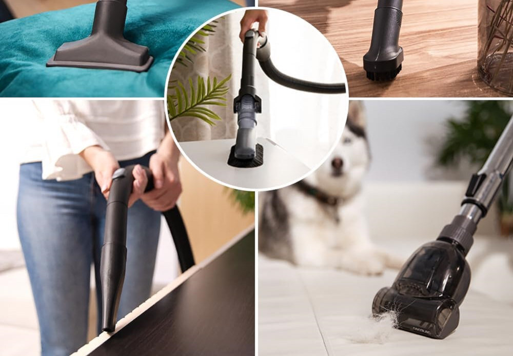Odkurzacz CECOTEC Conga Rockstar Multicyclonic Compact XL Animal Duży zbiornik pojemność komfort użytkowania długość przewodu
