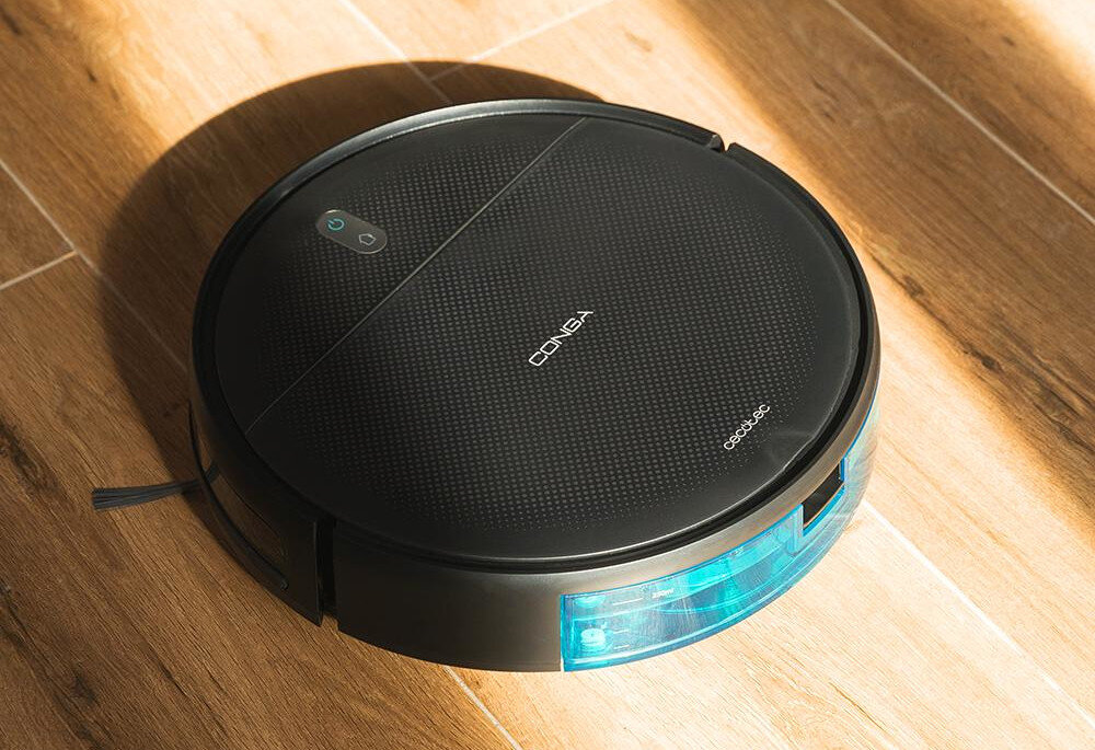 Robot sprzątający CECOTEC Conga 999 Origin X-Treme zdjęcie lifestyle Sprzątanie na co dzień wymiary waga bez codziennego odkurzania i mycia podłóg