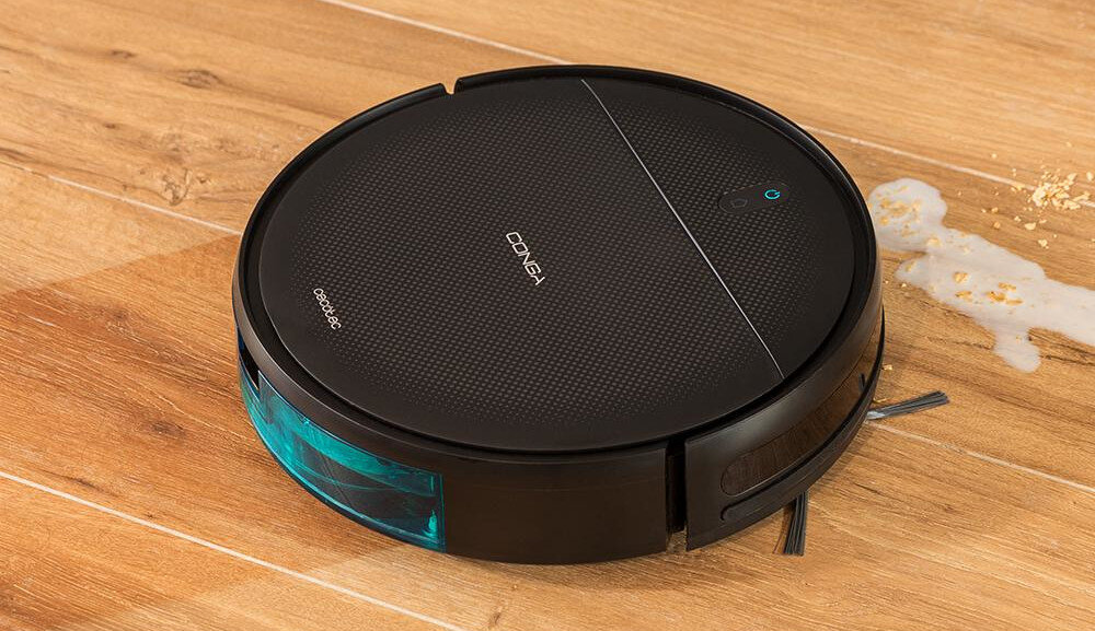 Robot sprzątający CECOTEC Conga 999 Origin X-Treme zdjęcie lifestyle Programy sprzątania 6 programów czyszczenia automatyczny, losowy, krawędziowy, spiralny, pokojowy oraz manualny
