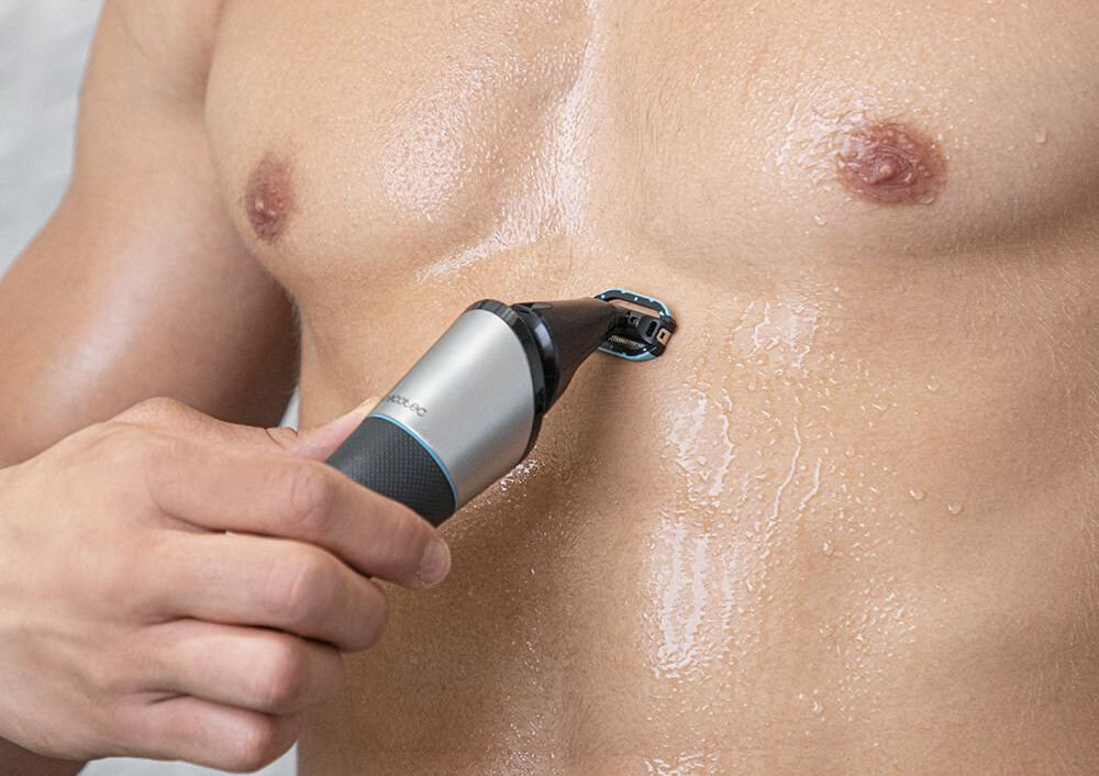 Golarka CECOTEC Bamba PrecisionCare certyfikat wodoodporności IPX5 bezpieczne czyszczenie pod bieżącą wodą ułatwienie utrzymania w czystości bezpieczne korzystanie w wilgotnych warunkach wygoda higiena
