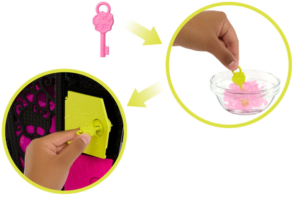 Lalka MONSTER HIGH stRaszysekrety Draculaura Seria 3 HNF78 strój dodatki