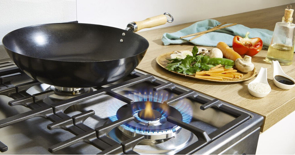 KUCHNIA GORENJE GKS6C70WA palnik wok wydajne gotowanie