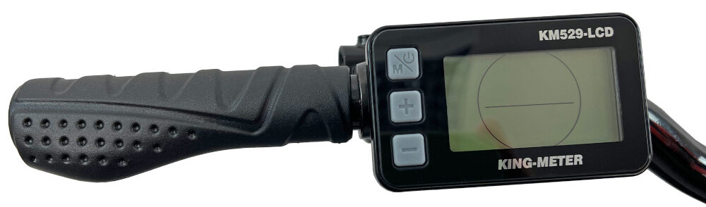 Rower elektryczny ESPERIA Agata D17 28 cali damski Szary kierownica manetki antyposlizgowy material wyswietlacz LCD parametry czas jazdy przebyty dystans dzwonek