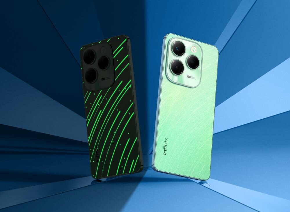 Smartfon INFINIX Hot 40 Pro ekran bateria aparat procesor ram pamięć pojemność rozdzielczość zdjęcia filmy opis dane cechy blokady system łączność wifi bluetooth obudowa szkło odporność porty muzyka transfer sieć przekątna matryca waga czujniki oled amoled ips