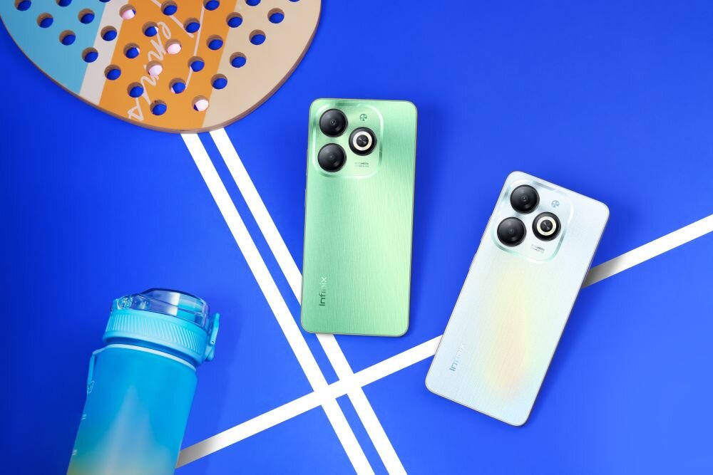 Smartfon INFINIX Smart 8 ekran bateria aparat procesor ram pamięć pojemność rozdzielczość zdjęcia filmy opis dane cechy blokady system łączność wifi bluetooth obudowa szkło odporność porty muzyka transfer sieć przekątna matryca waga czujniki oled amoled ips