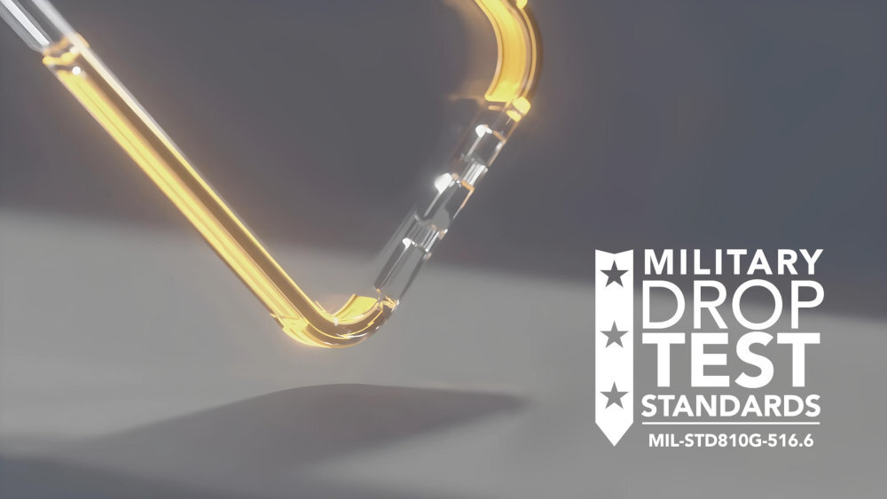 Etui CELLULARLINE Gloss MagSafe standardy wojskowe USA (MIL-STD-810G 516.6) odporności na uderzenia i zarysowania Przejrzysta konstrukcja