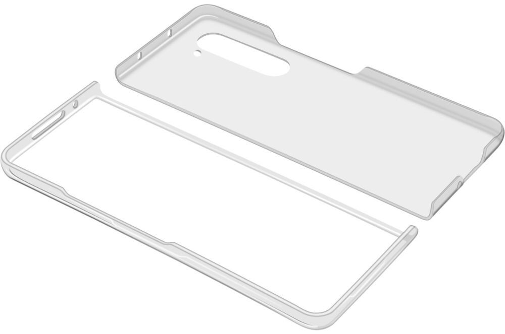 Etui CELLULARLINE Clear Case do Samsung Galaxy Z Fold 5 Przezroczysty ochrona składanych smartfonów bezpieczeństwo
