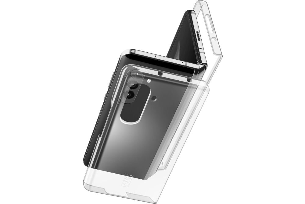 Etui CELLULARLINE Clear Case do Samsung Galaxy Z Fold 5 Przezroczysty łatwy szybki montaż