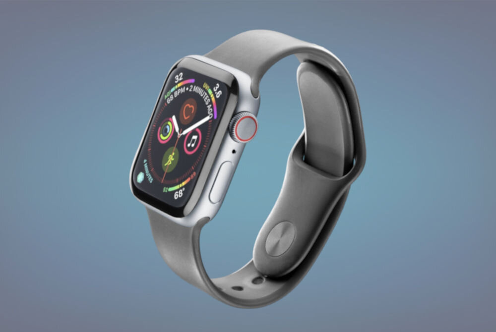 Szkło hybrydowe CELLULARLINE Impact Glass do Apple Watch 44mm superprzyczepne smukłe maksymalna przewodność czułość dotyku prosty montaż estetyczne
