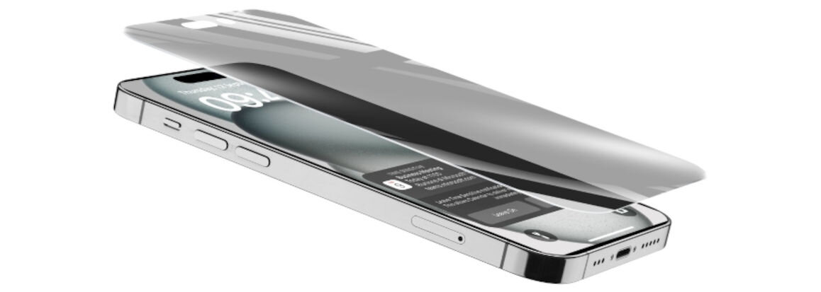 Szkło hartowane CELLULARLINE Top Secret Glass do Apple iPhone 15 solidna ochrona ekranu przed zarysowaniami uszkodzeniami wytrzymałe efektywne