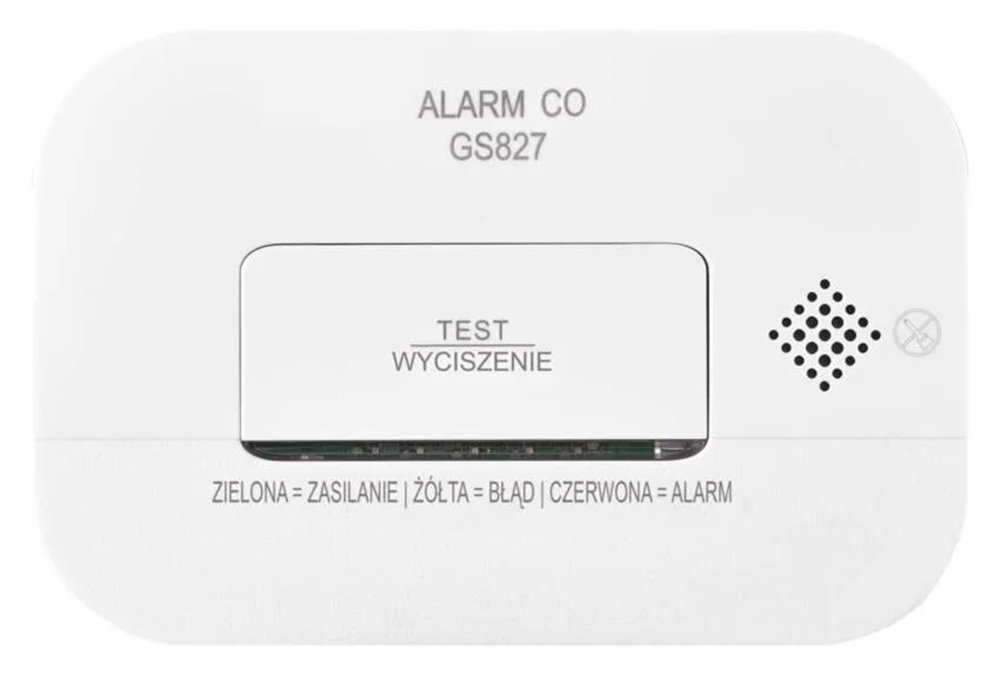 EMOS GS827 PL dźwięk o natężeniu ponad 85 dB 3 m domu, mieszkania, garażu czy domku letniskowego sygnał świetlny LED