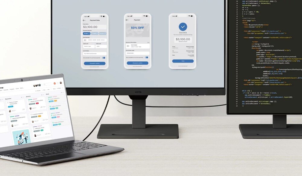 Monitor BENQ BL2790QT 27 2560x1440px IPS porty złącza podłączenie