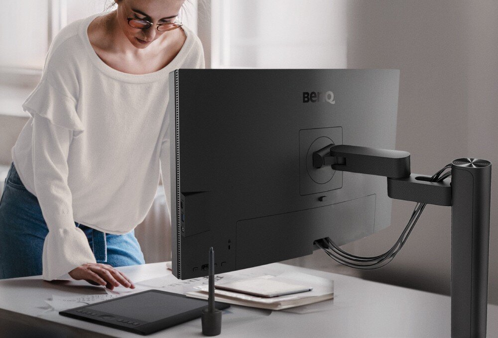 Monitor BENQ PD2706UA 27 3840x2160px IPS obraz rozdzielczość ergonomia regulacja matryca