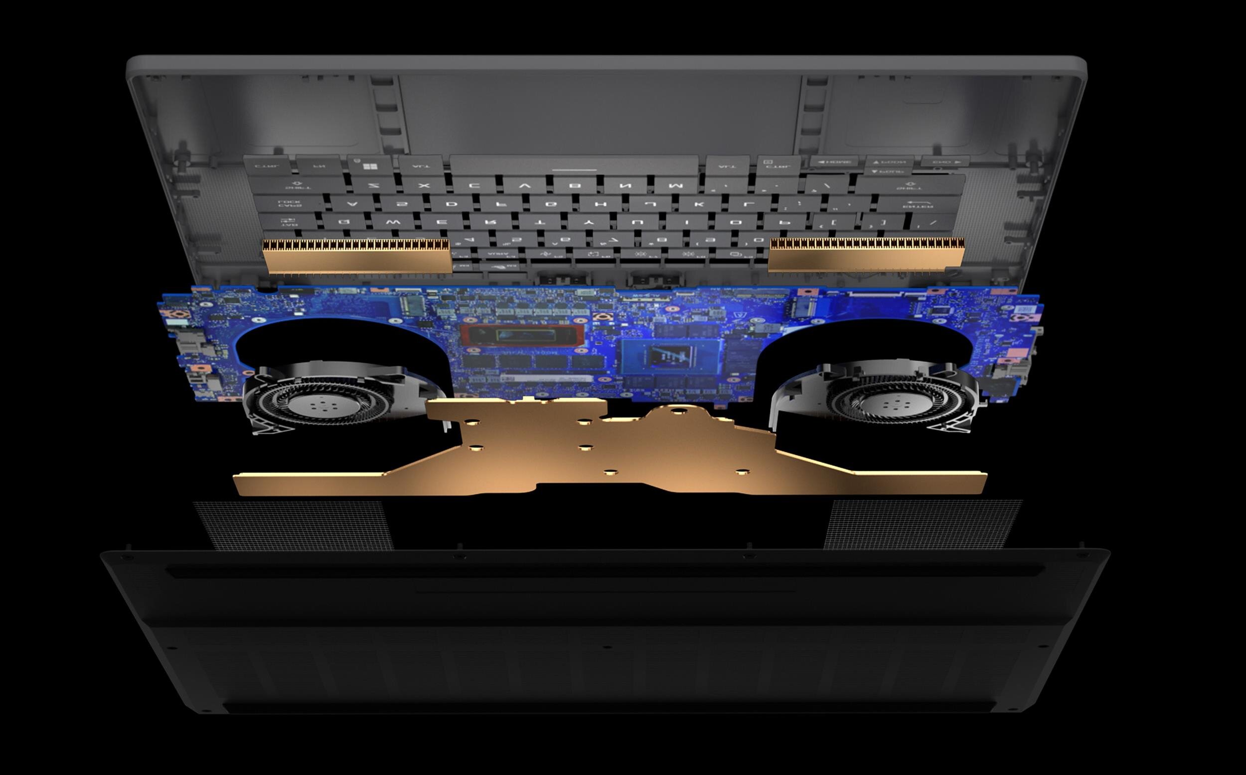 Laptop ASUS ROG Zephyrus G16 GU605 - Arc Flow Ciekły metal