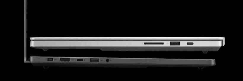 Laptop ASUS ROG Zephyrus G16 GU605 - USB-C Thunderbolt 4 DisplayPort 2.1 USB 3.2 Gen2 Type-A MicroSD UHS-II