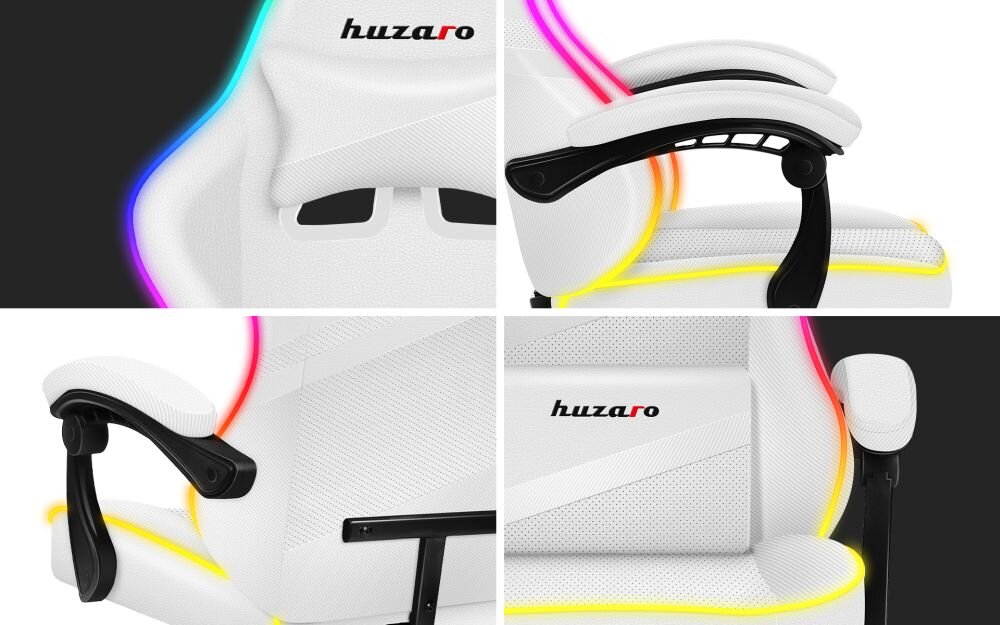 Fotel HUZARO Force 4.4 RGB wygoda gry funkcje siedzenie design
