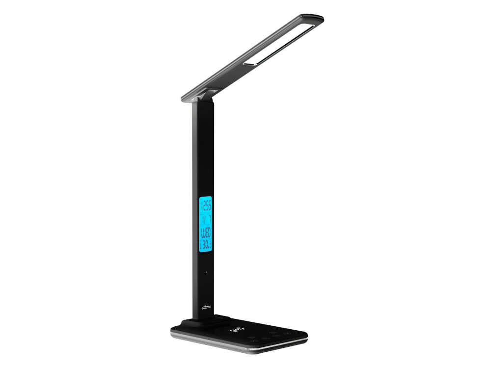 Lampka biurkowa MEDIA-TECH MT222K z ładowarką indukcyjną funkcjonalna innowacyjna oszczedna zaawansowane funkcje elegancki design komfort wydajnosc
