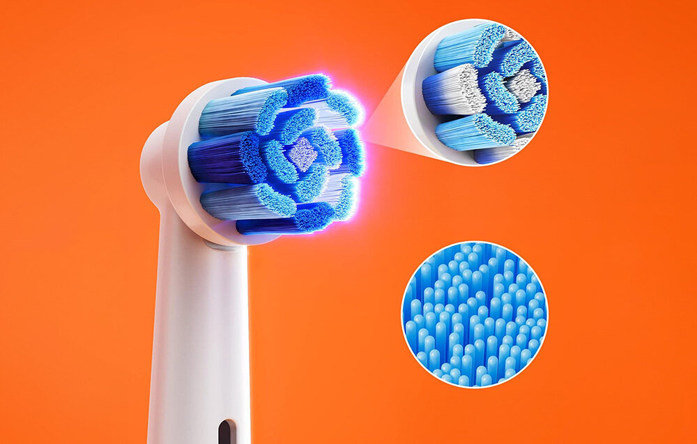 Końcówka szczoteczki BITVAE R2 Biały (5 szt.) do trudno dostepnych miejsc, skuteczne szczotkowanie