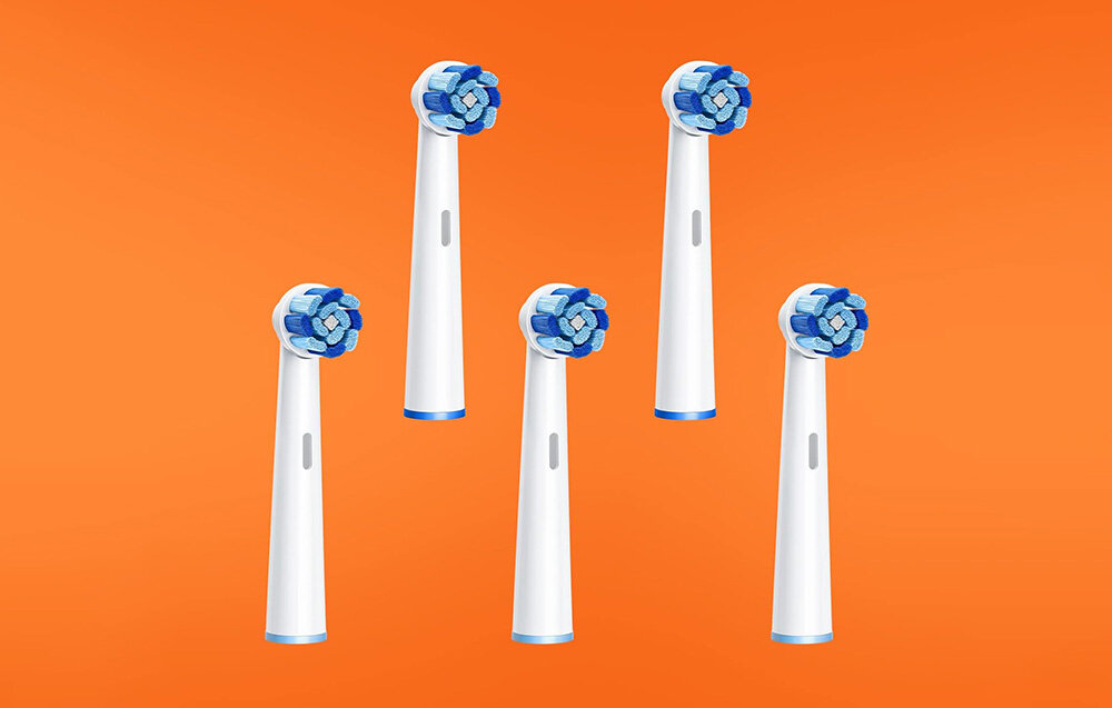 Końcówka szczoteczki BITVAE R2 Biały (5 szt.) łatwa wymiana, oszczędność czasu