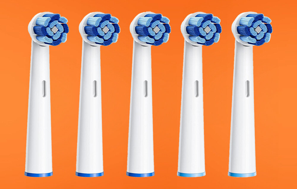 Końcówka szczoteczki BITVAE R2 Biały (5 szt.) delikatne działanie, skuteczne usuwanie osadu, dla wrażliwych dziąseł