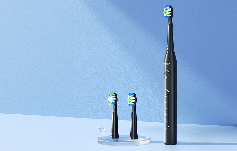 Końcówka szczoteczki BITVAE D2 Czarny (4 szt.) regularna wymiana, łatwość, oszczędność czasu i pieniędzy