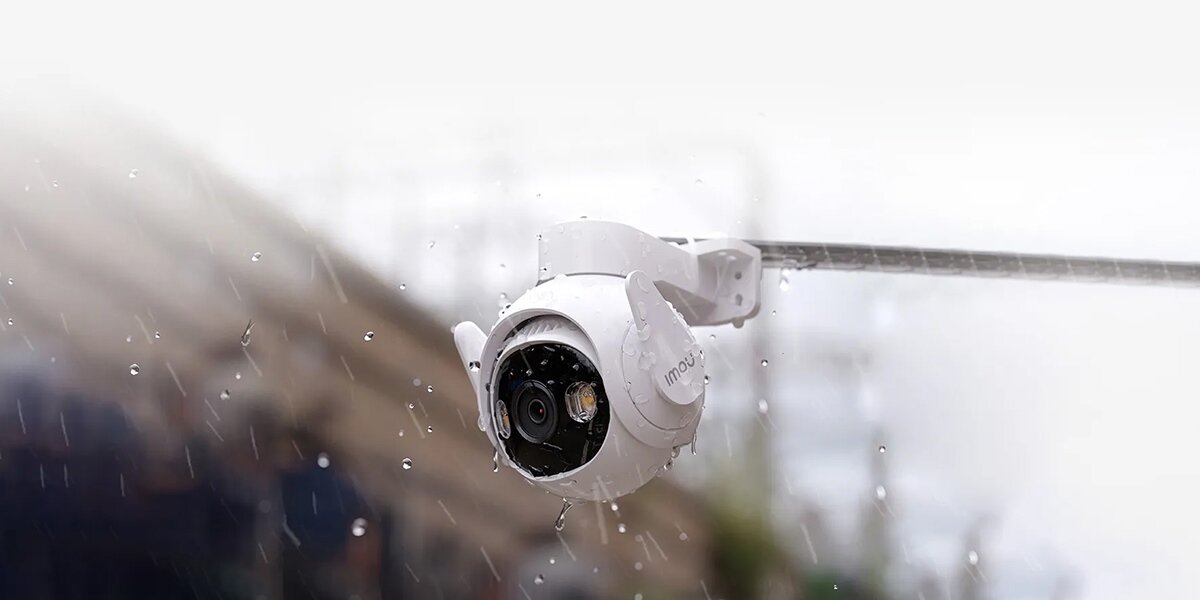 Kamera IMOU Cruiser 2 5MP certyfikat IP66 odpornosc na kurz deszcz inne elementy zewnetrzne Wi-Fi 6 szybka stabilna transmisja danych praca w temperaturach od -30 do +60°C