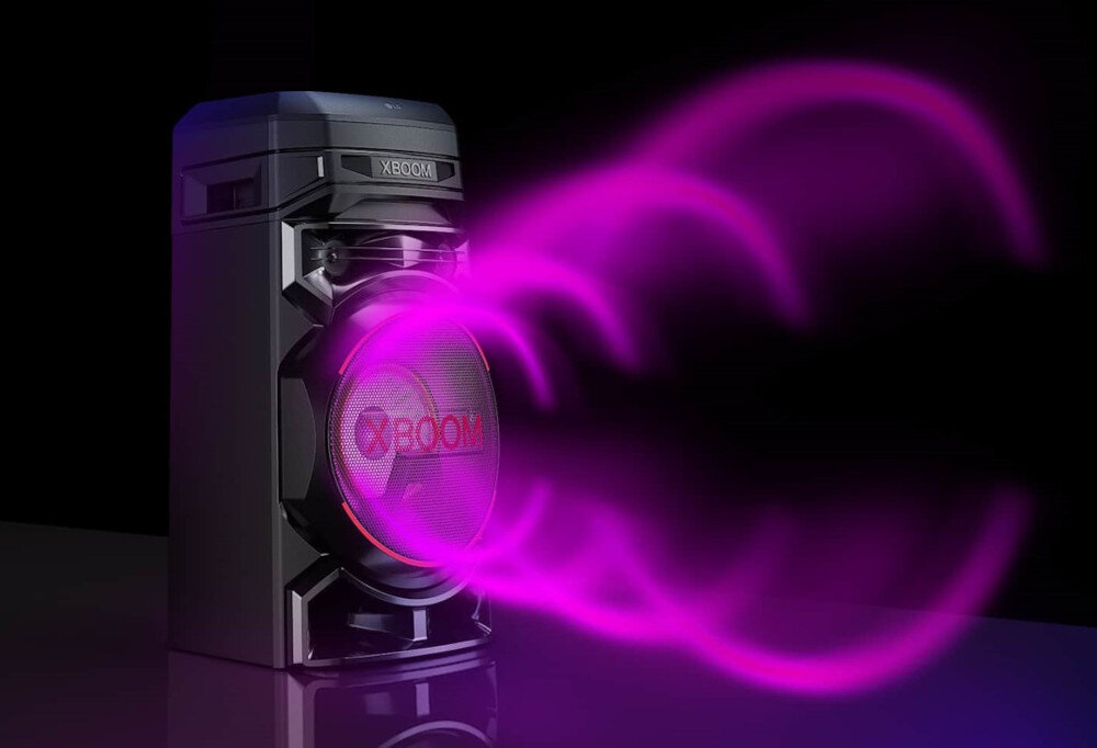 Power audio LG RNC5 światła LED