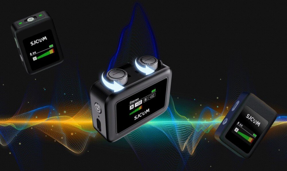 Zestaw mikrofonów SJCAM M1 Czarny opis