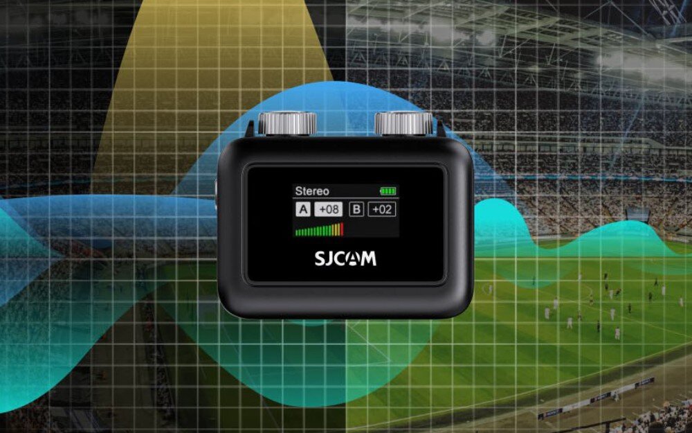 Zestaw mikrofonów SJCAM M1 Czarny nagrywanie parametry pasmo przenoszenia