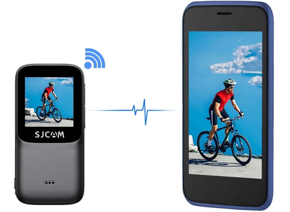 Kamera sportowa SJCAM C200 Pro Czarny łączność Wi-Fi aplikacja