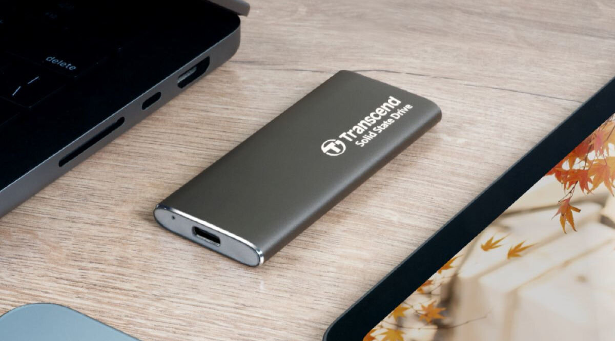 Dysk TRANSCEND ESD265C 2TB SSD aluminiowa obudowa waga 31 g
