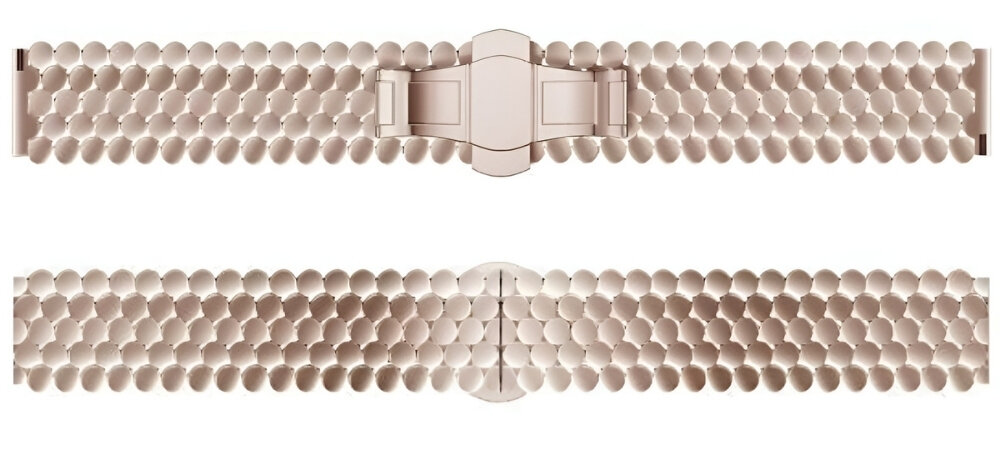 Pasek BELINE Metal Honeycom
                pasek wewnątrz i z zewnątrz na biały tle unikalny charakter metal wzór plastry miodu różne style