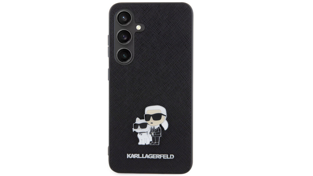 Etui KARL LAGERFELD Saffiano Karl&Choupette Metal Pin - wykonanie