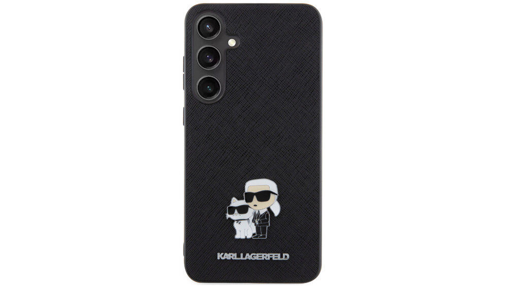 Etui KARL LAGERFELD Saffiano Karl&Choupette Metal Pin - wykonanie