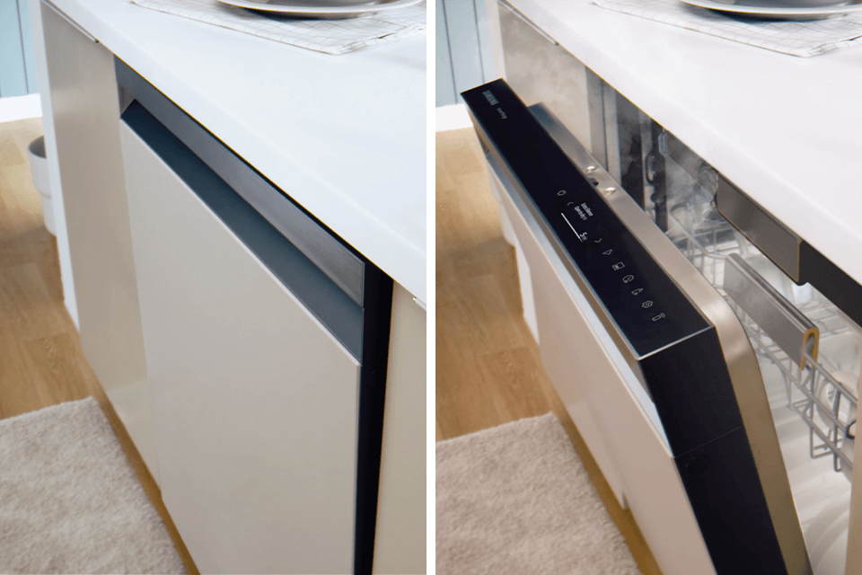Po zakończonym myciu, zmywarka Samsung otwiera się automatycznie - zdjęcia 