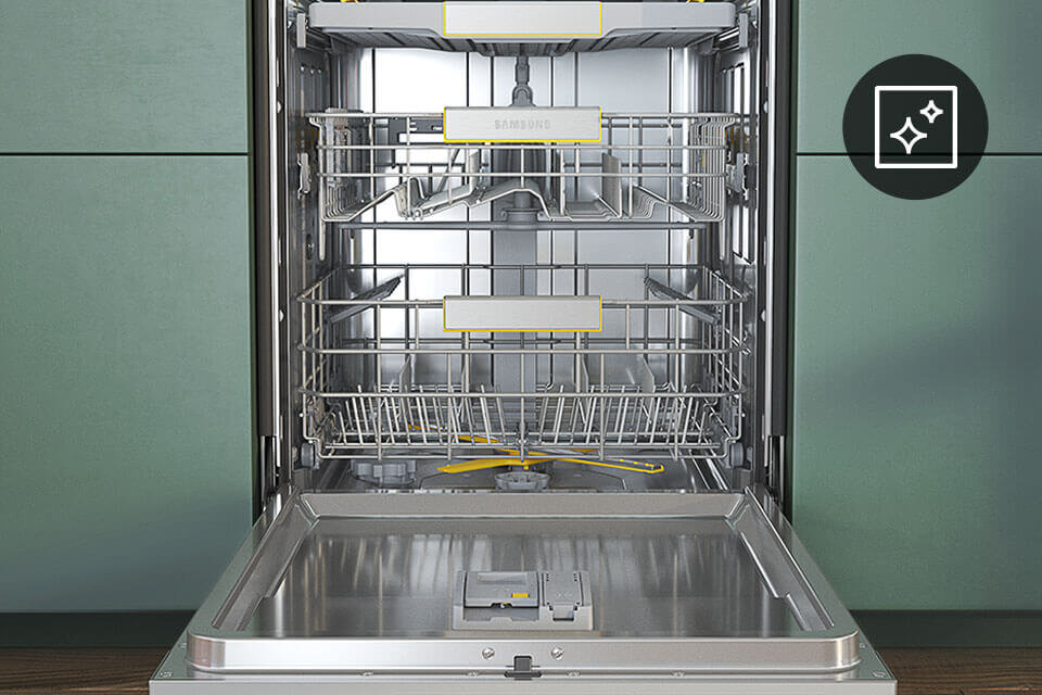 Czyszczenie bez detergentów - specjalny program czyszczenia zmywarki DW60CB895UAPET