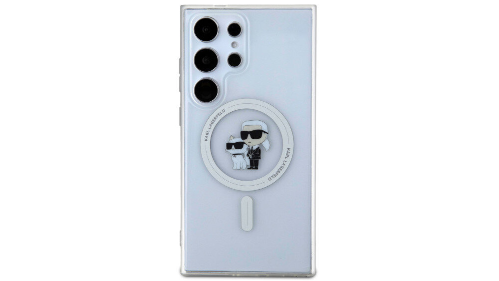 Etui KARL LAGERFELD Karl&Choupette Glitter Magsafe - wykonanie