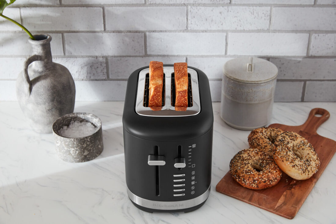 Toster KITCHENAID 5KMT2109EER Czerwony różne pieczywo dwie komory wymiary Manualna dźwignia