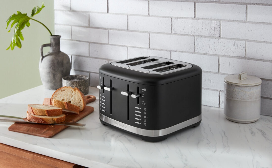 Toster KITCHENAID 5KMT4109EBM Czarny Wysoka jakość metalowa obudowa 