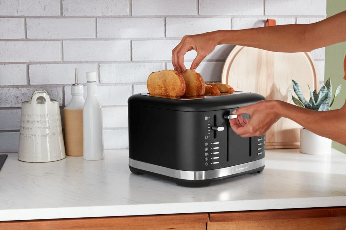 Toster KITCHENAID 5KMT4109EBM Czarny Łatwe czyszczenie wyjmowana tacka okruchy