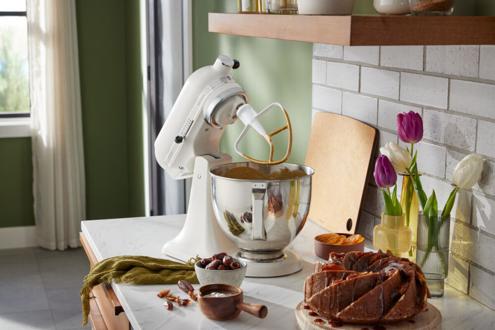 Robot kuchenny planetarny KITCHENAID Artisan 5KSM125EIB granatowy 300W pojemna dzieża pojemność 4,8 l