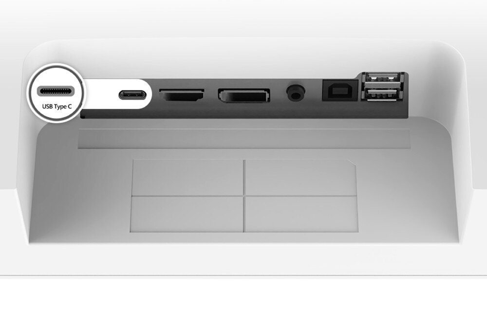 Monitor MSI Modern MD272QXPW 27 2560x1440px IPS 100Hz 1 ms [MPRT] porty złącza podłączenie