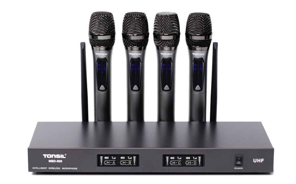 Mikrofon TONSIL MBD 900 konstrukcja cały komplet