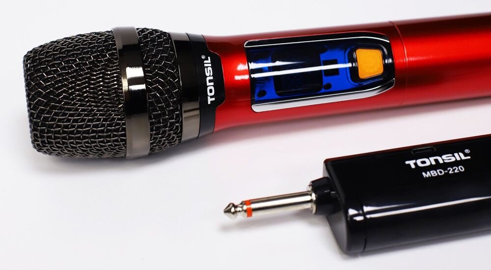 Mikrofon TONSIL MBD 220 wokal wystapienia karaoke odbiornik mikrofon