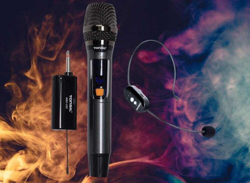 System bezprzewodowy TONSIL MBD 226 spotkania konfenecje rozmowy karaoke wystapienia wyrazne brzmienie
